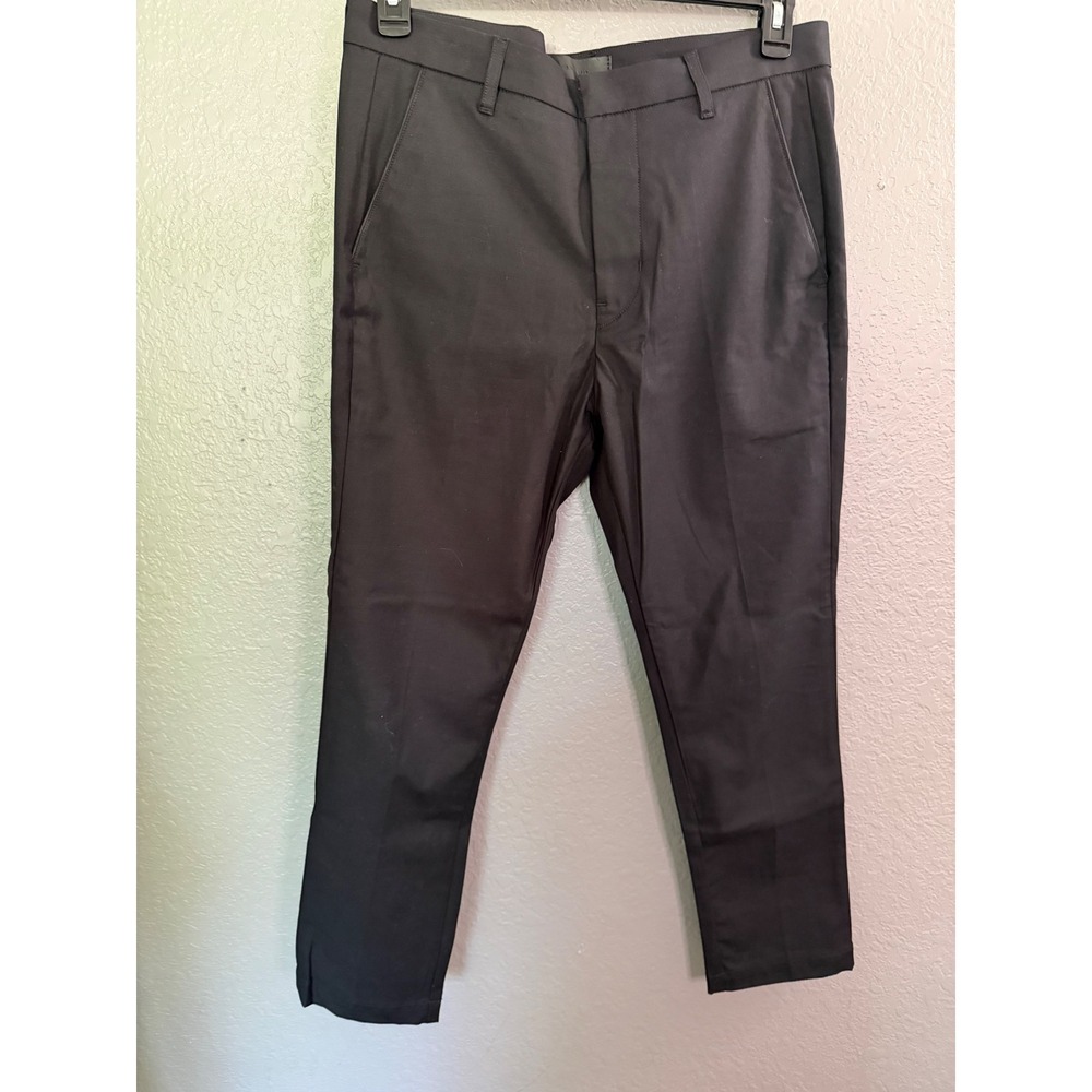 J Brand Mens Black Slim Fit Chino Trousers‎ 32/27 Cotton Stretch Pants NWOT